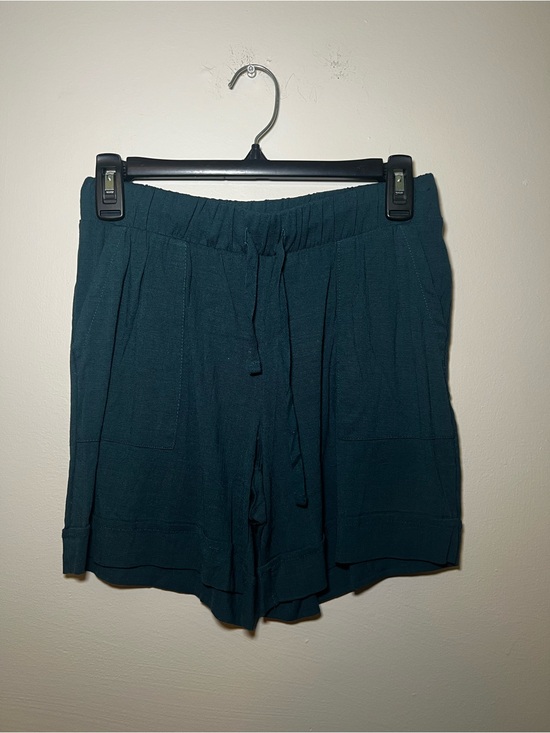 LuLaRoe Pants - LuLaRoe Jessica High-Waist Drawstring Shorts - Teal